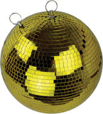 FXLAB G007GF - 40cm Gold Mirror Ball with Dual Hanging Points