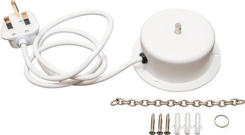 FXLAB G007NN - 1 RPM Mains Powered Mirror Ball Motor With Fixing Kit and Hanging Chain