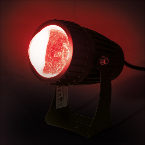 FXLAB G019GC - 8W Red LED Pin spot with Black Body