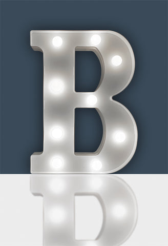 St Helens Home and Garden GH1121B - "B" Battery Operated 3D LED Letter Light