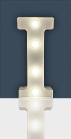 St Helens Home and Garden GH1121I - "I" Battery Operated 3D LED Letter Light