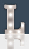 St Helens Home and Garden GH1121L - "L" Battery Operated 3D LED Letter Light