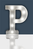 St Helens Home and Garden GH1121P - "P" Battery Operated 3D LED Letter Light
