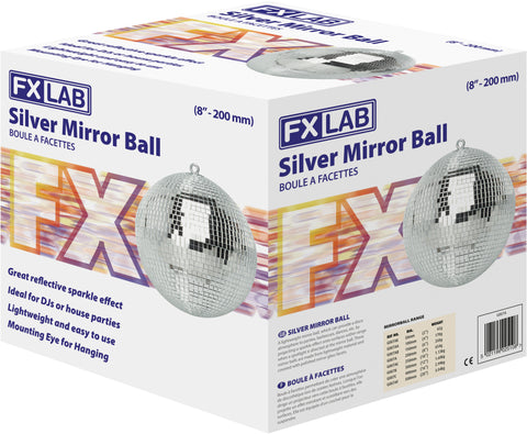 FXLAB G007A - 20cm Silver Mirror Ball