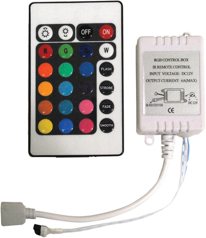 Eagle G009ZR - 5m 12V RGB LED Tape Light Kit Inc In-line PSU