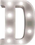 St Helens Home and Garden GH1121D - "D" Battery Operated 3D LED Letter Light