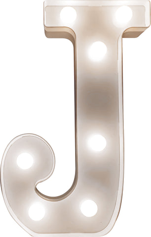 St Helens Home and Garden GH1121J - "J" Battery Operated 3D LED Letter Light