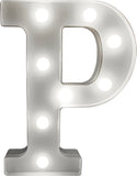 St Helens Home and Garden GH1121P - "P" Battery Operated 3D LED Letter Light